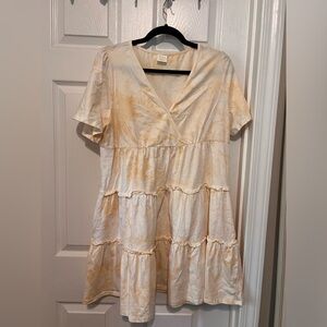skies are blue dress